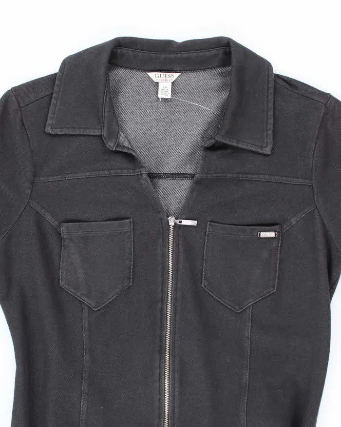 Guess Stretchy Black Belted Knee Length Leisure Dress - L sold by Rokit product image thumbnail 3