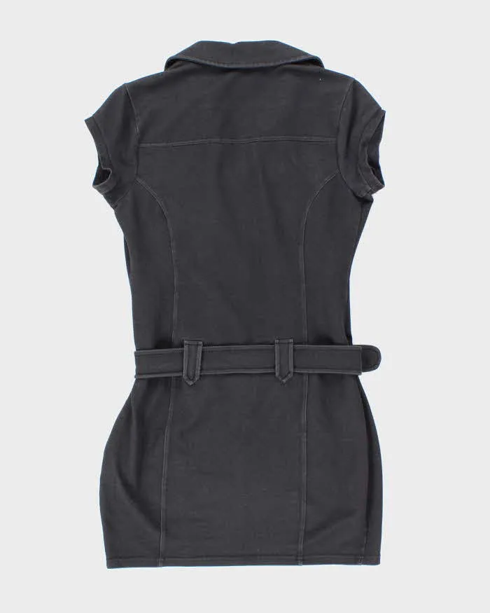 Guess Stretchy Black Belted Knee Length Leisure Dress - L sold by Rokit product image thumbnail 2