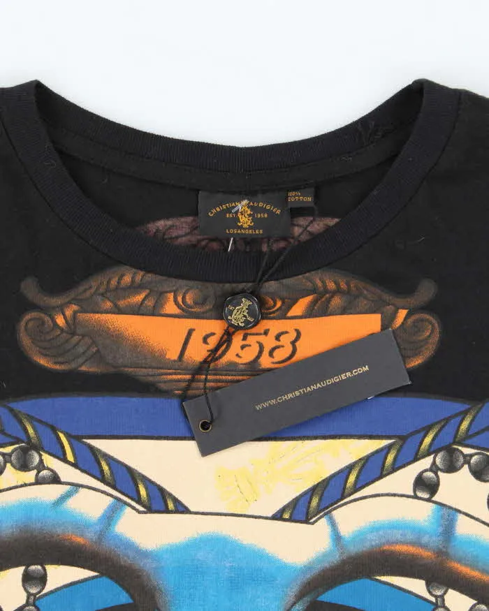 Vintage 2000's Christian Audiger Deadstock with Tags All Over Print T-Shirt - M sold by Rokit product image thumbnail 5