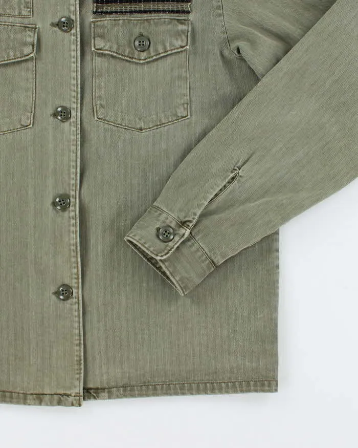 Lucky Brand Khaki Military Style Jacket - M sold by Rokit product image thumbnail 4