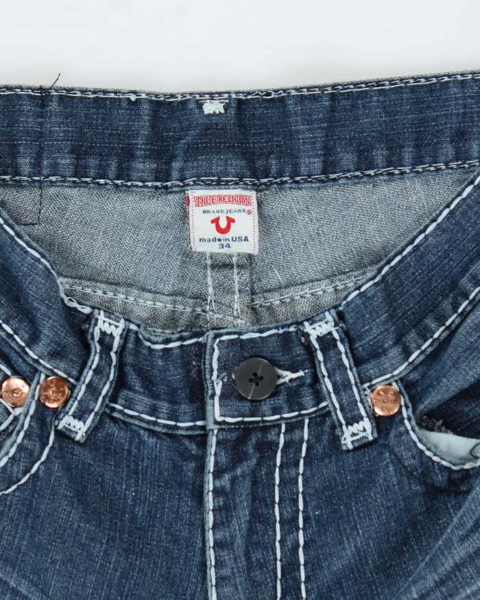 True Religion Medium Wash Straight Leg Jean - W32 L31 sold by Rokit product image thumbnail 5