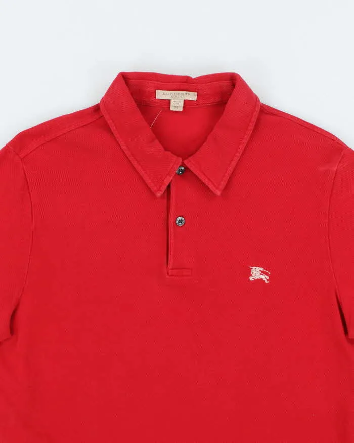 Vintage Y2K Burberry Small Embroidered Logo Polo Shirt - M sold by Rokit product image thumbnail 3