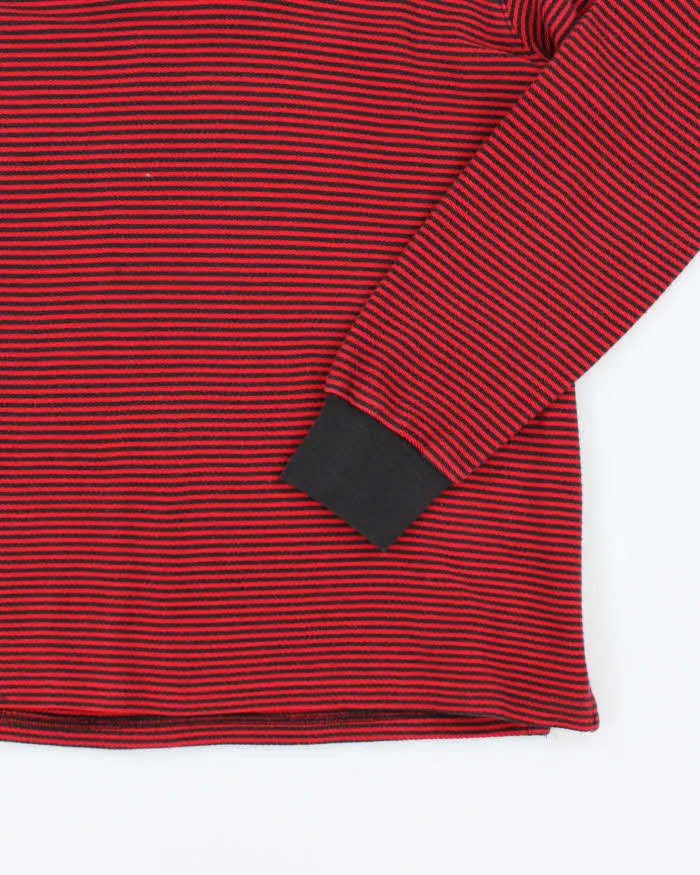 Vintage Y2K Polo Sport Striped Long Sleeve Polo Shirt - M sold by Rokit product image thumbnail 4