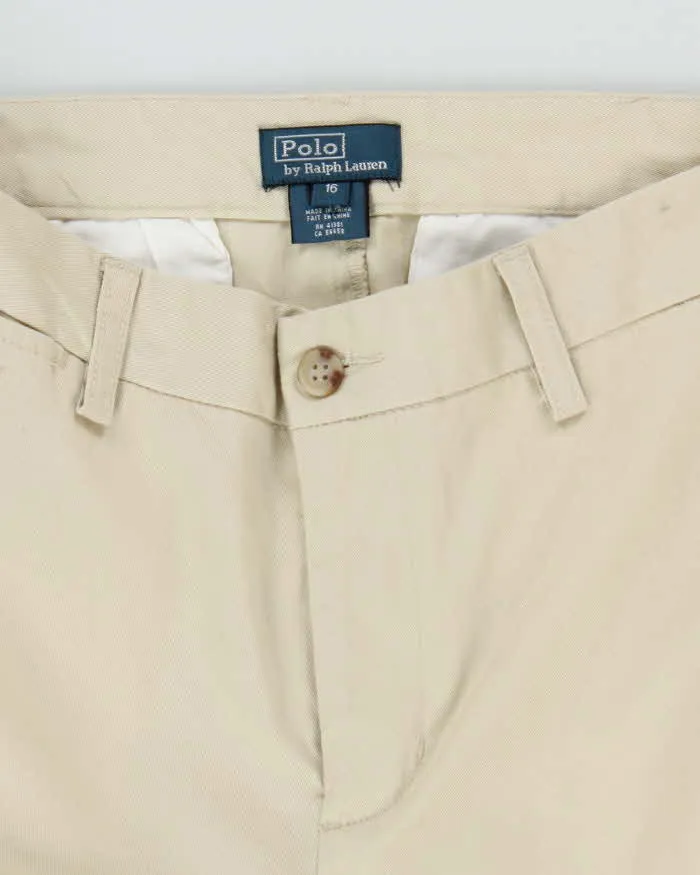 Vintage Ralph Lauren Straight Leg Beige Chinos - W30 L29 sold by Rokit product image thumbnail 5