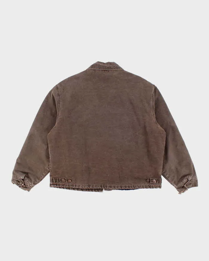 Vintage 2000's Tough Duck Faded Brown Lined Detroit Style Jacket - XL sold by Rokit product image thumbnail 2