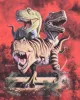 The Mountain Red Tie-Dye Dinosaur Graphic T-Shirt - XL sold by Rokit