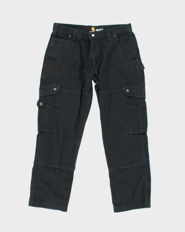00s Carhartt Double Knee Workwear Cargo Trousers - W34 L30 sold by Rokit