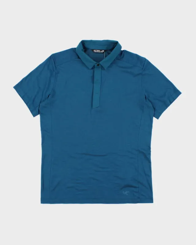 Arc'Teryx Teal Polo Shirt - M made by Arc'teryx