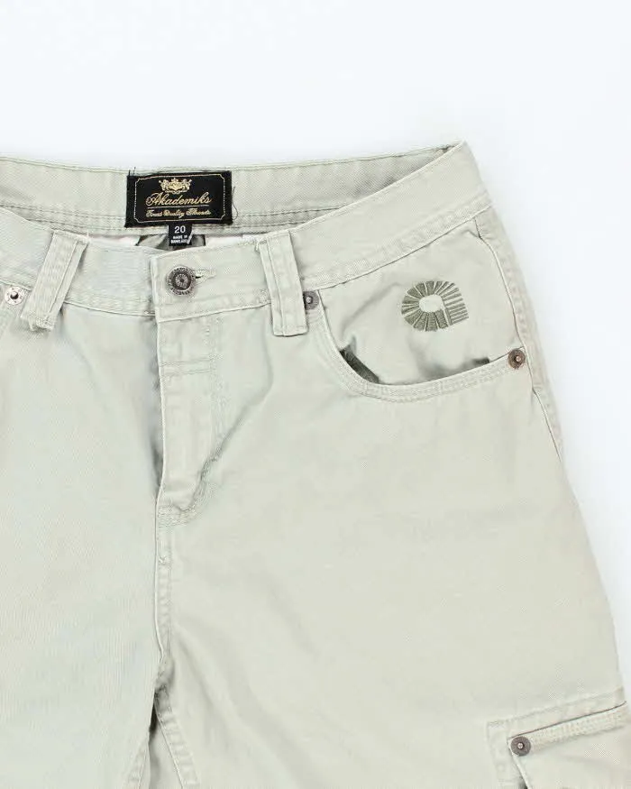 Vintage Y2K Akademiks Wide Leg Beige Cargo Shorts - W28 L13 sold by Rokit product image thumbnail 3