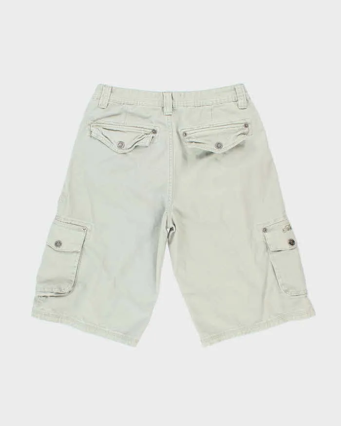 Vintage Y2K Akademiks Wide Leg Beige Cargo Shorts - W28 L13 sold by Rokit product image thumbnail 2