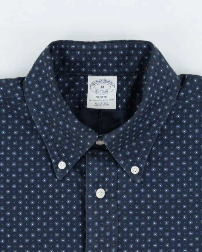 Brooks Brothers Navy Flower Patterned Long Sleeve Shirt - M sold by Rokit product image thumbnail 5