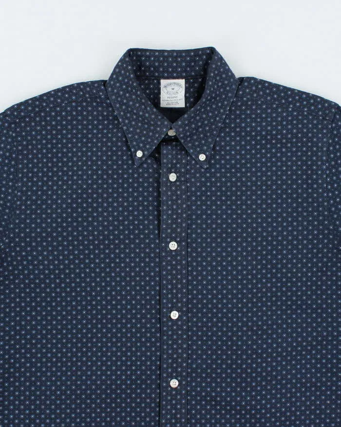 Brooks Brothers Navy Flower Patterned Long Sleeve Shirt - M sold by Rokit product image thumbnail 3