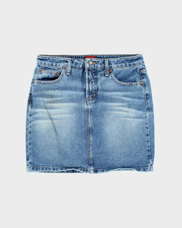 00s Mossimo Denim Mini Skirt - S sold by Rokit