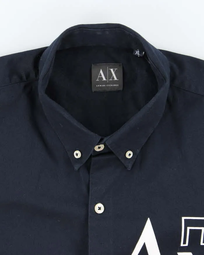 Vintage Y2K Armani Exchange Graphic Printed Long Sleeve Shirt - XL sold by Rokit product image thumbnail 5