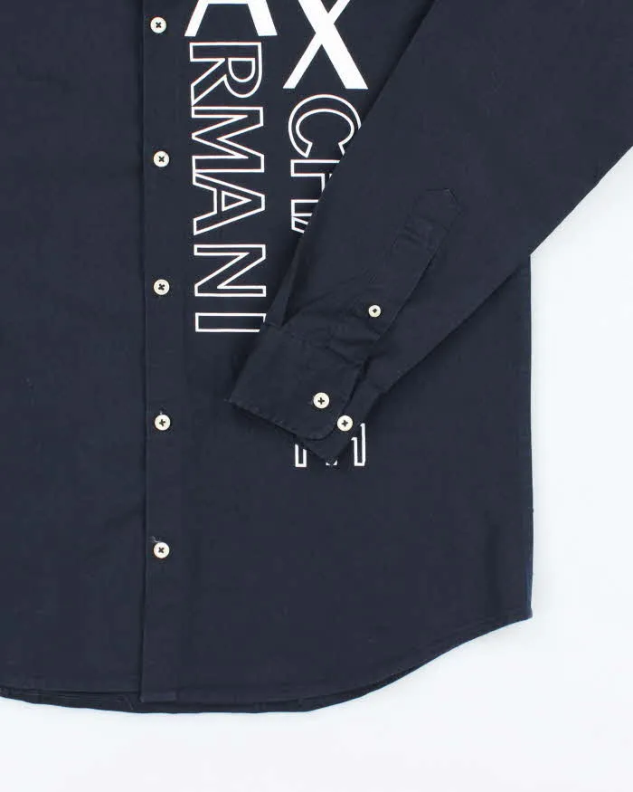 Vintage Y2K Armani Exchange Graphic Printed Long Sleeve Shirt - XL sold by Rokit product image thumbnail 4