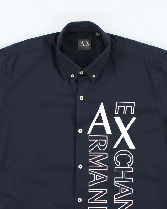 Vintage Y2K Armani Exchange Graphic Printed Long Sleeve Shirt - XL sold by Rokit product image thumbnail 3
