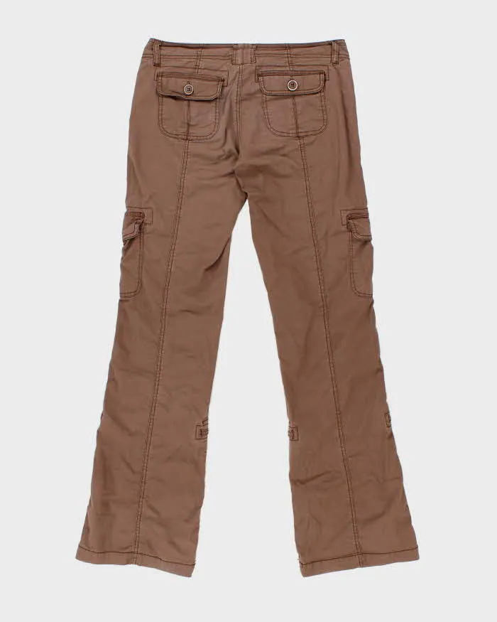 Garage Y2K Brown Low Rise Cargo Trousers - M sold by Rokit product image thumbnail 2
