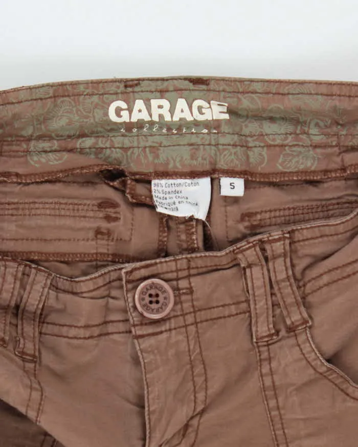 Garage Y2K Brown Low Rise Cargo Trousers - M sold by Rokit product image thumbnail 5