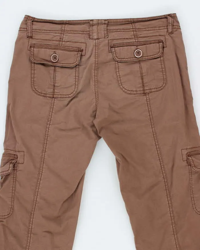 Garage Y2K Brown Low Rise Cargo Trousers - M sold by Rokit product image thumbnail 4