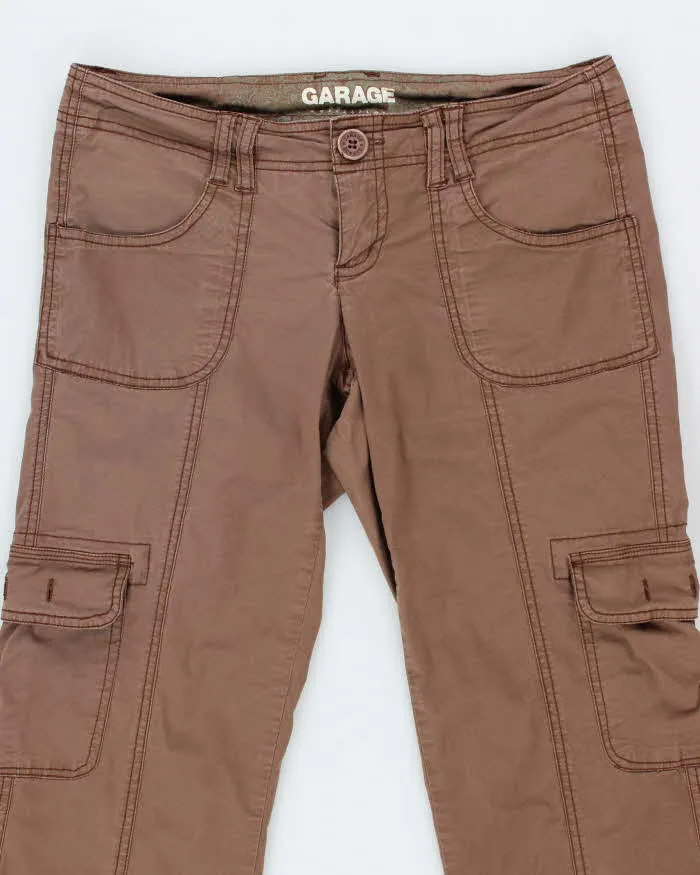 Garage Y2K Brown Low Rise Cargo Trousers - M sold by Rokit product image thumbnail 3