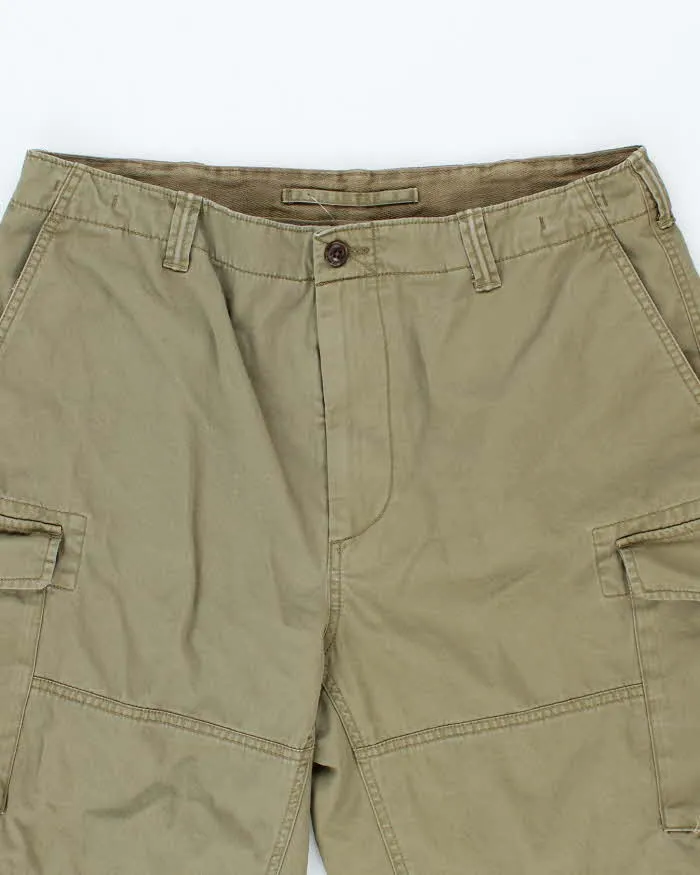 Vintage Y2K Ralph Lauren Wide Leg Green Cargo Shorts - W34 L10 sold by Rokit product image thumbnail 4