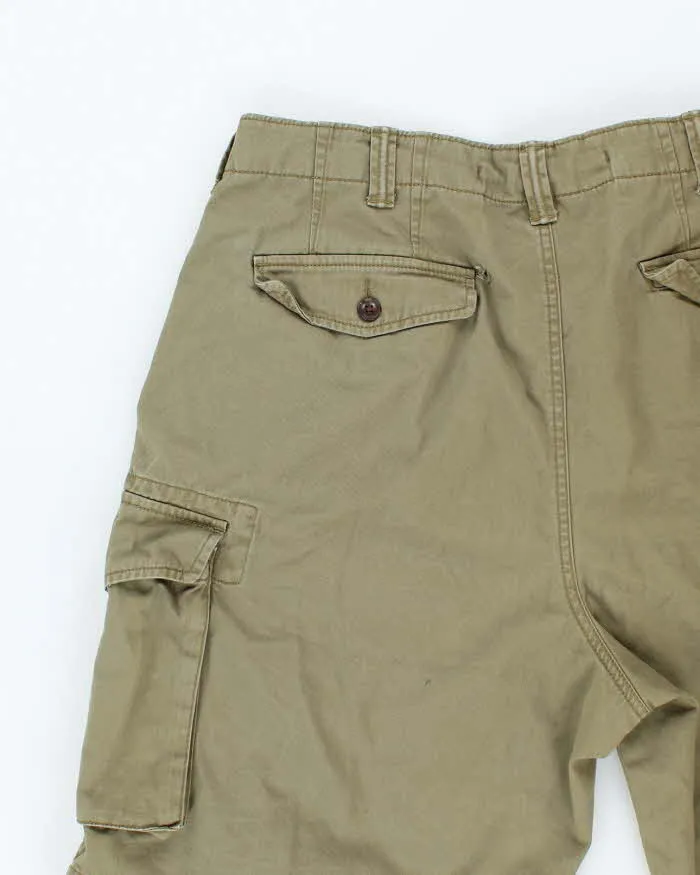 Vintage Y2K Ralph Lauren Wide Leg Green Cargo Shorts - W34 L10 sold by Rokit product image thumbnail 3
