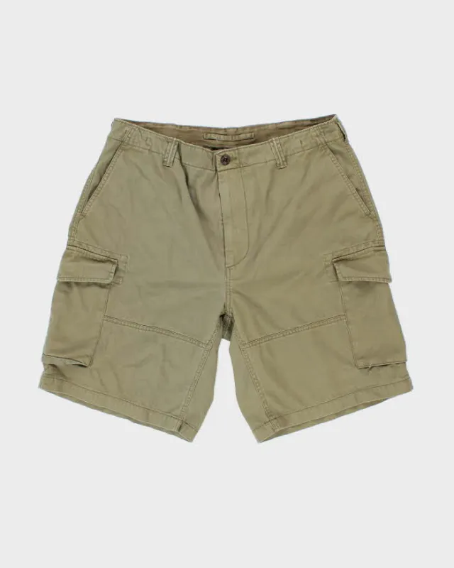 Vintage Y2K Ralph Lauren Wide Leg Green Cargo Shorts - W34 L10 sold by Rokit