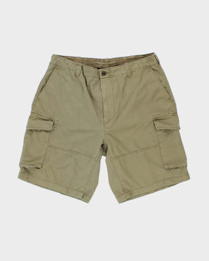 Vintage Y2K Ralph Lauren Wide Leg Green Cargo Shorts - W34 L10 sold by Rokit