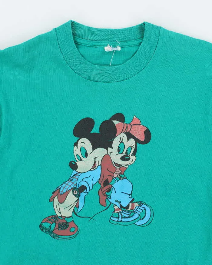 Vintage 90's Disney Mickey & Minnie Mouse Graphic T-Shirt - M sold by Rokit product image thumbnail 3