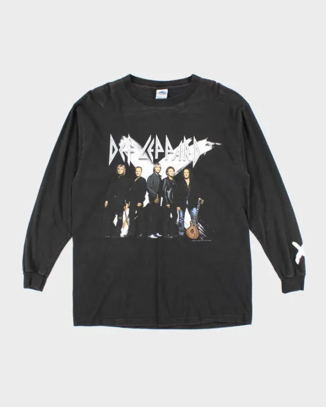 Vintage 2000's Def Leppard Graphic Long Sleeve T-Shirt - L sold by Rokit