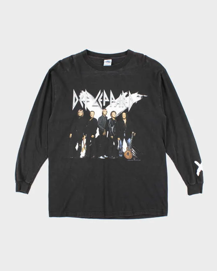 Vintage 2000's Def Leppard Graphic Long Sleeve T-Shirt - L sold by Rokit