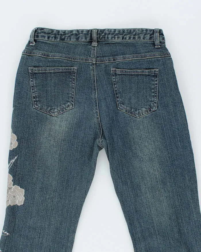 Vintage Y2k 00s Eches Embroidered Jeans - W28 L26 sold by Rokit product image thumbnail 4