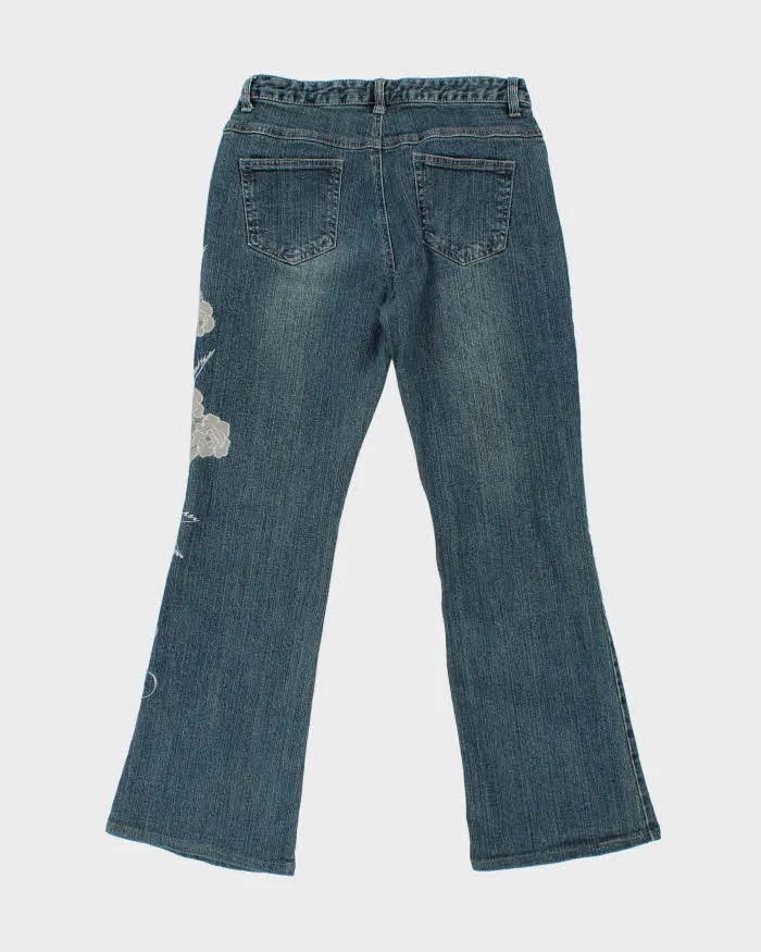 Vintage Y2k 00s Eches Embroidered Jeans - W28 L26 sold by Rokit product image thumbnail 2