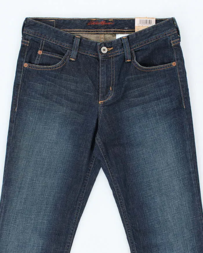 Vintage Y2K Deadstock with Tags Eddie Bauer Dark Wash Flared Jeans - W32 L30 sold by Rokit product image thumbnail 3