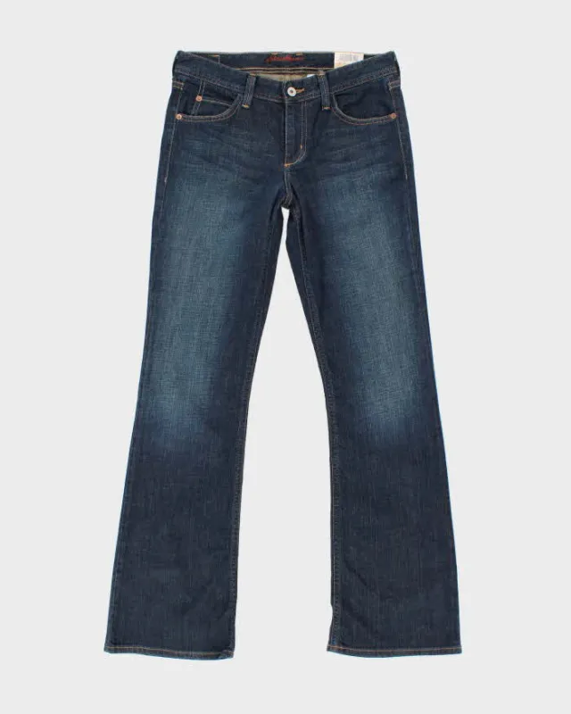 Vintage Y2K Deadstock with Tags Eddie Bauer Dark Wash Flared Jeans - W32 L30 sold by Rokit