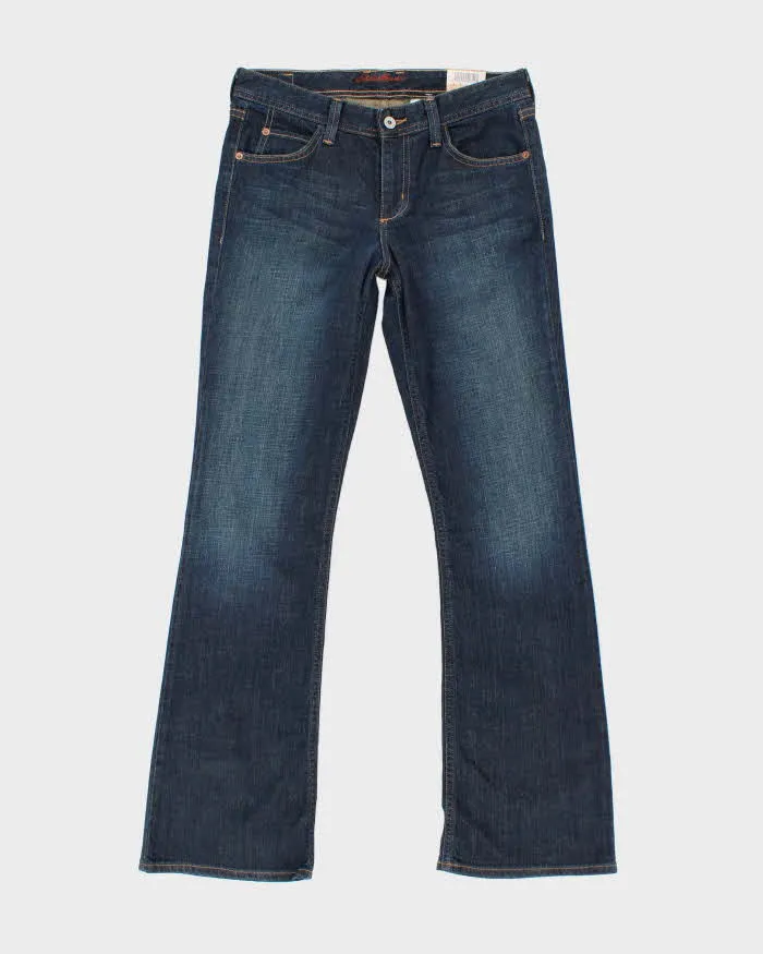Vintage Y2K Deadstock with Tags Eddie Bauer Dark Wash Flared Jeans - W32 L30 sold by Rokit