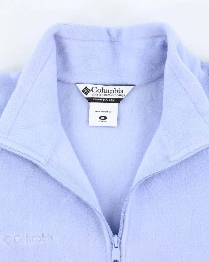 Columbia Purple Zip-Up Fleece - XL sold by Rokit product image thumbnail 5