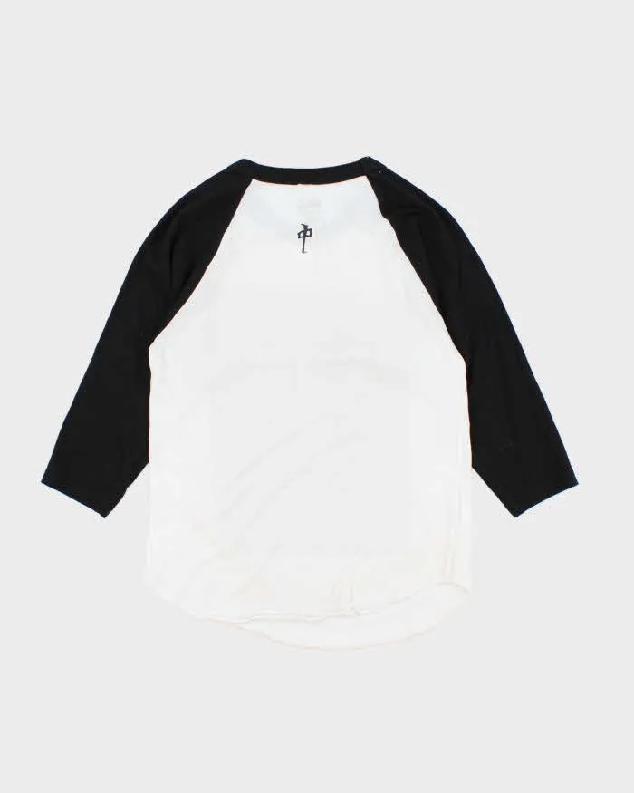 Vintage 2000's Red Dragon Skateboards Yoko & John Graphic Raglan T-Shirt - S sold by Rokit product image thumbnail 2