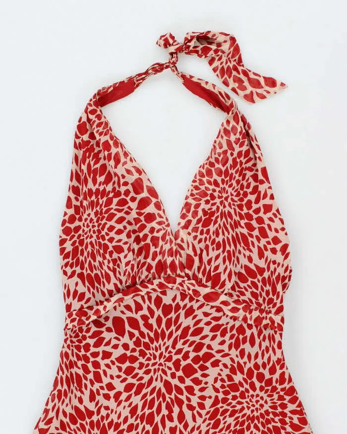 Vintage Y2k 00s BCBG Max Azria Silk Halter Neck Dress - S sold by Rokit product image thumbnail 3