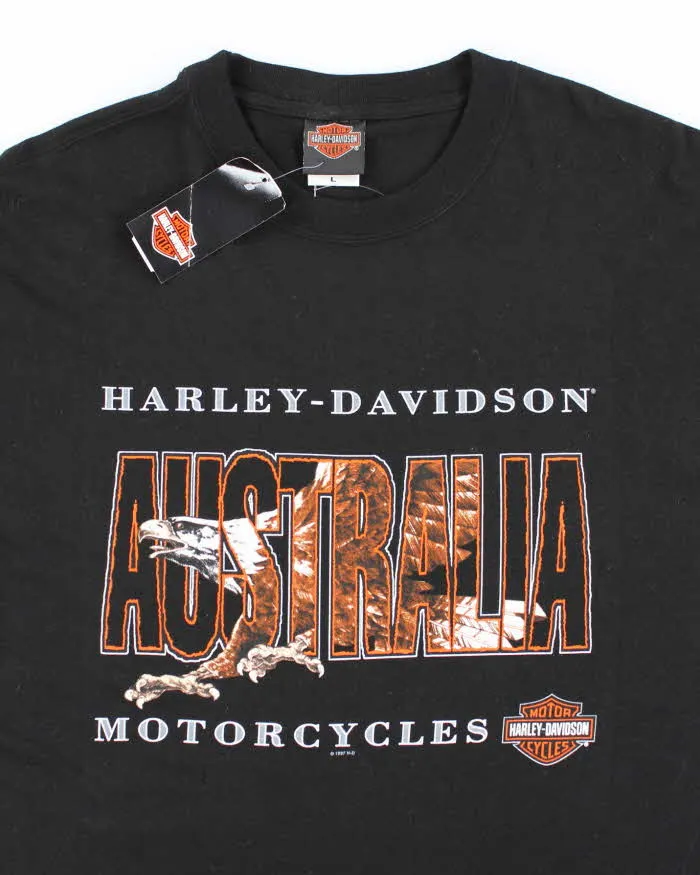 Vintage 90s Harley Davidson Deadstock Australia Centre Logo Biker T-Shirt - L sold by Rokit product image thumbnail 3