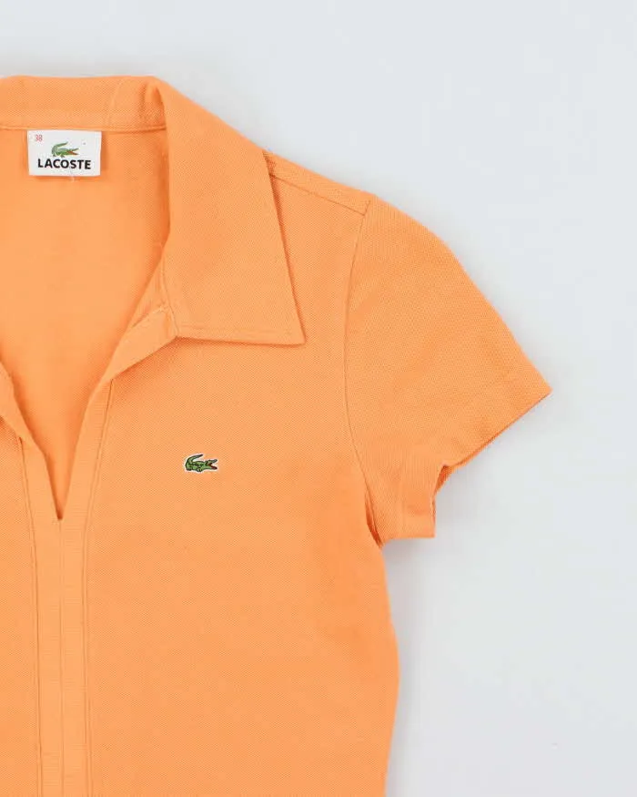 Women's Lacoste Orange Polo Shirt - S sold by Rokit product image thumbnail 4
