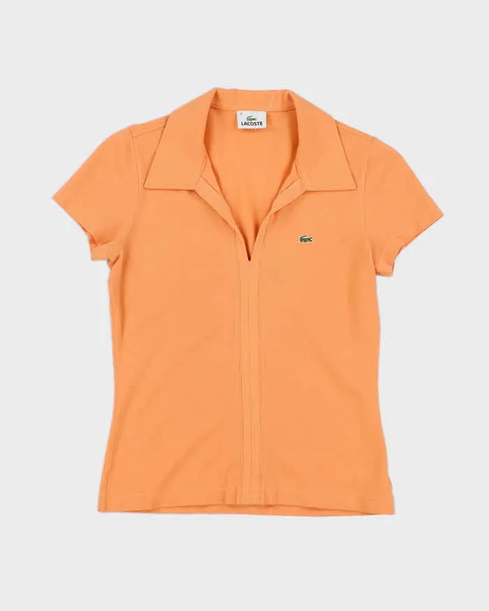 Women's Lacoste Orange Polo Shirt - S sold by Rokit