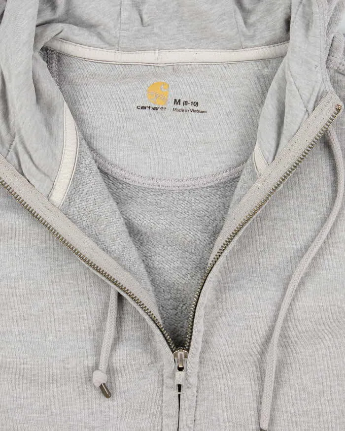 Carhartt Grey Zip-Up Hoodie - M sold by Rokit product image thumbnail 5
