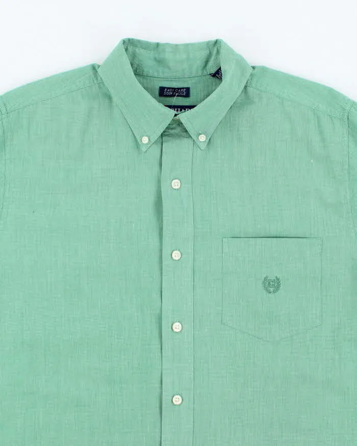 Vintage 90s Chaps Green Long Sleeve Shirt - M sold by Rokit product image thumbnail 3