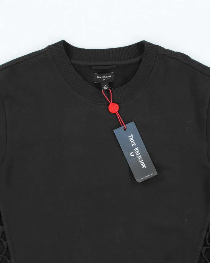 True Religion Deadstock Black Cut Out Sweatshirt - L sold by Rokit product image thumbnail 3