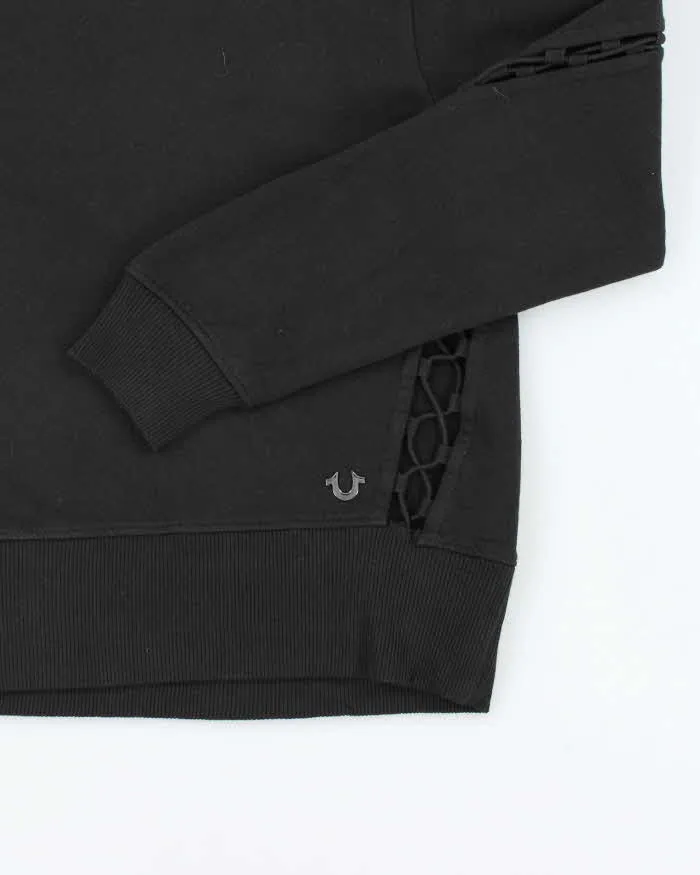 True Religion Deadstock Black Cut Out Sweatshirt - L sold by Rokit product image thumbnail 4