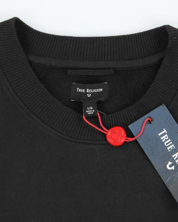 True Religion Deadstock Black Cut Out Sweatshirt - L sold by Rokit product image thumbnail 5