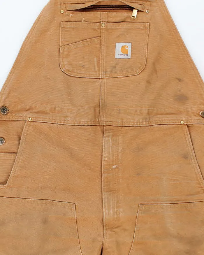 Vintage Carhartt Double Knee Carpenter Workwear Dungarees - W44 L29 sold by Rokit product image thumbnail 3
