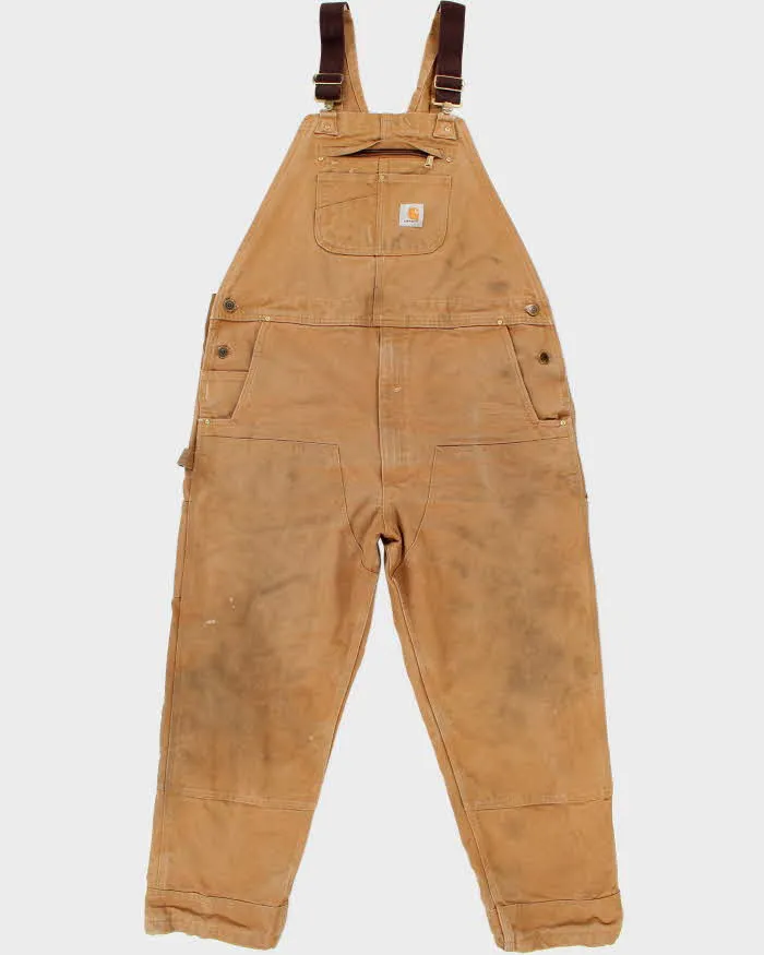 Vintage Carhartt Double Knee Carpenter Workwear Dungarees - W44 L29 sold by Rokit