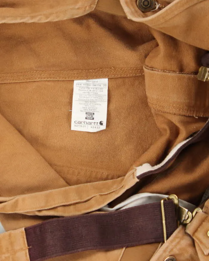 Vintage Carhartt Double Knee Carpenter Workwear Dungarees - W44 L29 sold by Rokit product image thumbnail 5